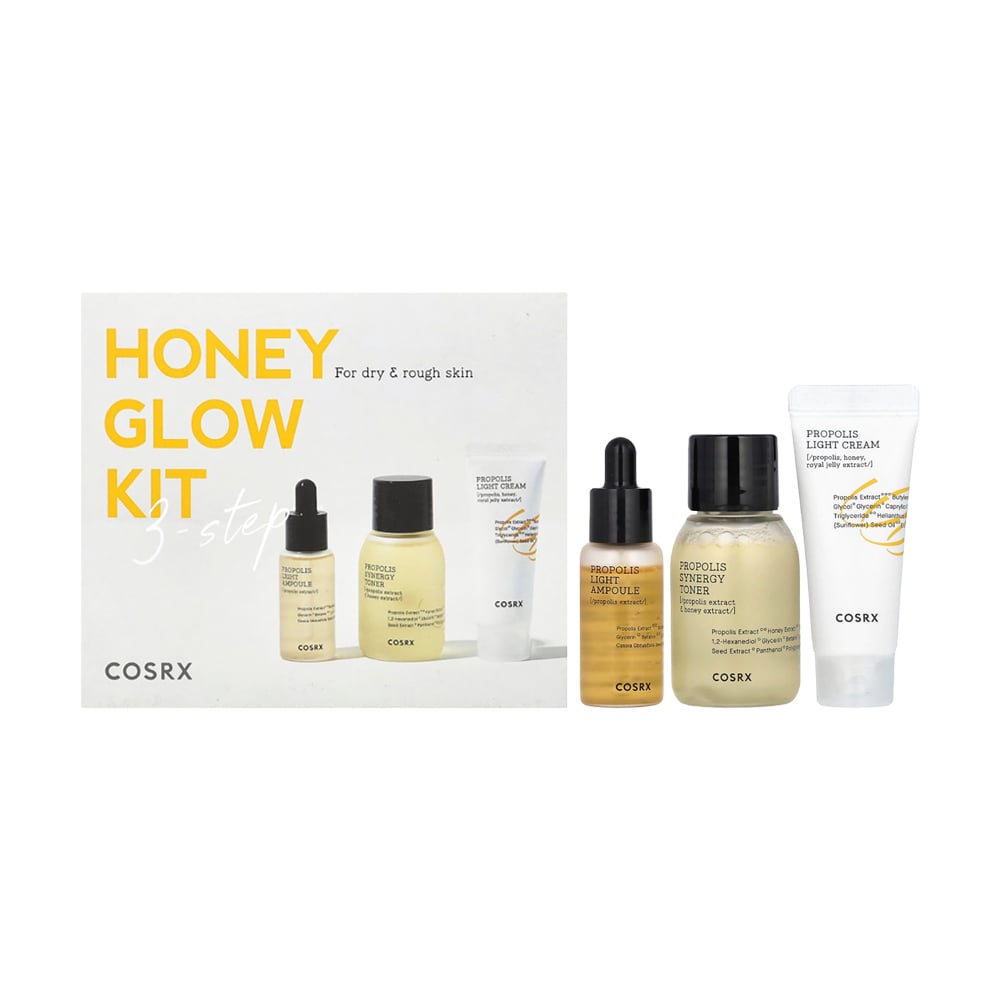 Набір для обличчя CosRX Honey Glow Kit (ампула, 10 мл + тонер, 30 мл + крем, 15 мл)
